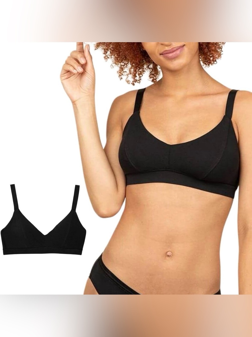 Subset Triangle Soft Bra - Medium with Extra Cup Room (D-E)